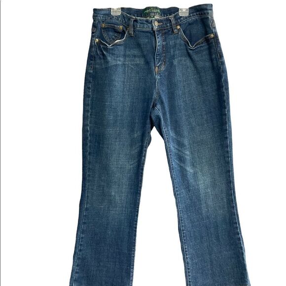 LAUREN JEANS CO. LRL Women’s Jeans Blue Size 10 Inseam 26” Short - Picture 1 of 9